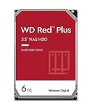 Western Digital WD Red 6 TB NAS hard disk interno 3.5', 5400 RPM Class, SATA 6 Gb/s, CMR, 64 MB Cache, WD60EFAX
