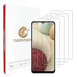 Tigratigro[4 Pezzi] Per Samsung Galaxy A22 5G / Galaxy A13/Galaxy A12/Galaxy M12/Galaxy A02s/Galaxy A32 5G pellicola in vetro temperato (6,5')-HD 9H durezza, 0,33mm super trasparente