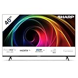 Sharp 40 Pollici Full HD LED TV con Dolby Digital 3 HDMI 2 USB DVB-T/T2 40HA1205E (HA Series)