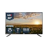 TV 22' pollici BSL-22112V | LED | con USB Lettore multimediale | TDT2 (DVBT2) | Connettore HDMI | 1920 x 1080 | Classe di efficienza energetica F | Tensione di esercizio 12v e 220v