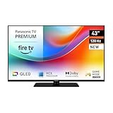 Panasonic Premium TV-43W85BEZ, Serie W85B, 43 Pollici, Smart TV QLED 4K Ultra HD, 2025, 120Hz, Fire TV, Dolby Vision e Atmos, Modalità Game Extreme, Controllo Vocale Alexa, AirPlay, Bluetooth, Nero