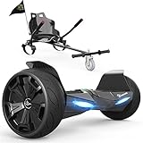 EVERCROSS Hoverboards e kart, Set Hoverboards Elettrico da 8,5 Pollici e Kart per Bambini con Bluetooth, Batteria 4Ah, Controllo APP, Scooter Autobilanciato per Tutti i Terreni per Adolescenti Adulti