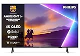 Philips Ambilight 50PUS8510 4K QLED Smart TV - Display 50’’ con piattaforma Titan OS, Pixel Precise Ultra HD e Dolby Atmos Sound - Funziona con Alexa e Google Voice Assistant