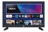 Majestic SM19 V1 - Televisore SMART LED HD READY 19', Sistema operativo VIDAA, Wi-Fi integrato, DVB-T/T2 e DVB-S/S2, Doppio sistema di alimentazione: AC 100/240V - DC 12V, Telecomando, USB