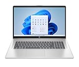 HP Laptop 17-cn4002sl, PC Portatile 17', Display IPS FHD, Notebook, (Intel Core 5 120U, RAM 16GB, SSD 512GB, Windows 11), Computer Portatile, Uso quotidiano, Tastiera Italiana, QWERTY, Argento
