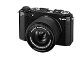 FUJIFILM X-M5 Fotocamera Digitale Mirrorless 26MP, Kit XC15-45mmF3.5-5.6, Sensore CMOS X-Trans 4 APS-C, X-Processor 5, Filmati 6.2K 30p, Schermo LCD 3' Vouch vari-angle, Nero