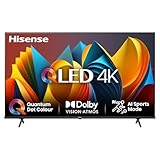 Hisense TV 65' QLED 4K 65E77NQ, Smart TV VIDAA U7, Dolby Vision, HDR 10+, Game Mode Plus, Dolby Atmos, Alexa Built-in, VIDAA Voice, Tuner DVB-T2/S2 HEVC 10, lativù 4K