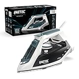 Imetec ZeroCalc Z1 2500 - Ferro da Stiro a vapore - Tecnologia Anticalcare -Piastra Acciaio Inox - 2200 Watt, Colpo Vapore 120 g - Tecnologia a risparmio energetico, Funzione Calc Clean