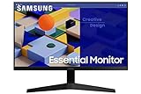 Samsung Monitor S31C (S24C312), Flat, 24'', 1920x1080 (Full HD), IPS, 75 Hz, 5 ms, FreeSync, D-Sub, HDMI, Eye Saver Mode, Flicker Free