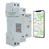 Plikc - Interruttore orario astronomico - giornaliero/settimanale - multifunzione WIFI 48-230Vac -compatibile con Alexa e Google - plikc astro wifi