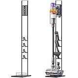 vhbw supporto verticale, stander compatibile con Rowenta X-Pert 6.60 Essential RH6838WO aspirapolvere senza fili - grigio scuro