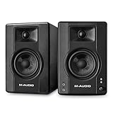 M-AUDIO BX4 BT - Casse Attive Monitor Bluetooth da Studio con Woofer da 4.5' e di Potenza per PC, Musica, Gaming, Streaming, Podcasting e Djing, Coppia