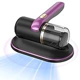AKIZA Aspiratore Antiacaro UV-C Senza Fili – Aspirapolvere Materassi Portatile Ricaricabile, Pulizia Profonda Letto Divano Tessuti, Rimuove Acari, Polvere e Allergeni
