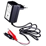 Etrogo Caricabatteria Auto 12V 1500mA Multi Protezioni Caricatore Intelligente Automatico Conversione Elevata per Batteria al Piombo Acido Auto, Moto, ATV, Camper