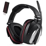 HUHD Cuffie Gaming e del suono di alta qualità e con Suono Surround 7.1, cuffie wireless gaming per PS5,PS4,PC,Nintendo Switch