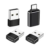 Olakin Adattatore USB C Maschio a USB 3.0 Femmina, [4 Pezzi] Adattatore USB A a Tipo-C, Adattatore OTG da Thunderbolt 3 a USB, Adattatore Cavo Caricatore Tipo C a USB A