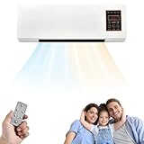 Climatizzatore Climafy 2025, condizionatore portatile con telecomando, 12000 BTU, design in ceramica PTC, raffreddamento e riscaldamento rapidi, temperatura costante intelligente, per casa o ufficio