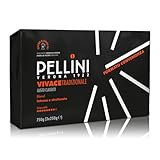 Pellini N.42 Tradizionale, Caffè Macinato per Moka dal Gusto Vigoroso e Intenso, Miscele Arabica e Robusta a Tostatura Decisa, 3 Confezioni da 250g
