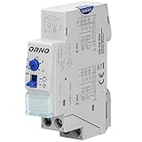 ORNO CR-230 Temporizzatore Luci Scale 230 V Carico massimo 2300 W Montaggio Guida Din Bianco