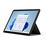 Microsoft Surface Go 3 (Windows 11, schermo da 10,5', 8 GB di RAM, SSD da 128 GB, Intel Core i3, Wifi, nero) compatto e versatile