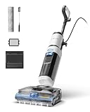 Tineco FLOOR ONE S6 Stretch Steam Aspirapolvere e lavapavimenti a vapore, Pulizia a vapore ad alta temperatura 160℃, Posizione piatta a 180°, Auto-pulizia FlashDry, Cavo lungo 8,3 m