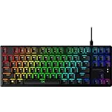 HyperX Alloy Origins Core, Tastiera Meccanica da Gaming Cablata, Illuminazione RGB, Telaio in Alluminio, 80 Milioni di Pressioni Garantite, Cavo USB-C, 3 Dispositivi Collegabili, Layout Inglese, Nera