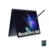 Samsung Galaxy Book Pro 360 Laptop, Intel Core i7 di undicesima generazione, Piattaforma Intel Evo, Display Touchscreen 13,3 Pollici, Windows 10 Home, 16GB RAM, SSD 512GB, Colore Mystic Navy