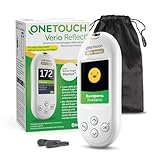 OneTouch Verio Reflect® Glucometro | Sistema per l‘automonitoraggio della glicemia | contiene 1 glucometro, 1 dispositivo pungidito, 10 lancette sterili