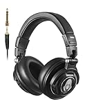 talomen TI660X cuffie con filo,cuffie over ear,Isolamento Acustico,Cuscinetti Auricolari Morbidi,Leggere e Pieghevoli,Cuffie per Registrazione,Mixaggio,Monitoraggio in Studio,DJ,Podcast,Cellulare,PC