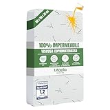 Utopia Bedding Coprimaterasso Matrimoniale Impermeabile 160 x 190 x 30 cm, Certificato OEKO-TEX, Proteggi Materasso, Traspirante, Lavabile, Stile Montato Tutto Intorno Elastico