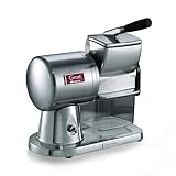 Ariete Gratì Superior 449, Grattugia Elettrica Professionale in Alluminio Pressofuso per Formaggio, Pane, Cioccolata, Frutta Secca, Motore ad Induzione, Facile da Pulire, 350W, Argento Lucido