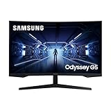 Samsung Monitor Gaming Odyssey G5 Curvo 27'Eye Saver Mode, Flicker Free