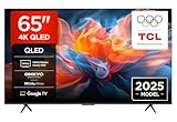 TCL 65T8C TV QLED 4K HDR Ultra HD da 65', QLED TV con tecnologia Google TV (Dolby Vision e Atmos, Motion Clarity Pro a 144 Hz, FreeSync, audio Onkyo 2.1, compatibile con Google Assistant)