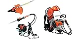 Decespugliatore/Tagliaerba/Rasaeraba/Tagliabordi Motore a scoppio 51,7cc a zaino/spalla