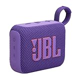 JBL GO 4 Speaker Bluetooth Portatile, Altoparlante Wireless con Design Compatto, Waterproof e Resistenza alla Polvere IP67, fino a 7 h di Autonomia, USB, Compatibile con App JBL Portable, Viola