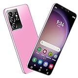 VwWv Telefoni Cellulari Economici, Smartphone Dual SIM 3G/2G da 5,0 Pollici, Quad Core, 16GB ROM, Android 9.0, Doppia Fotocamera, GPS/Wifi/Bluetooth/Face Unlock (V21Ultra-Pink)