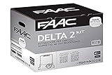 Faac Delta 2 Kit Automazione Per Cancelli Scorrevoli ad uso Residenziale con peso Max 500KG con lampeggiatore 230V motore encoder incluso e coppia di fotocellule XP 1056303445