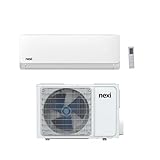 Megaclima SNX-12HTR Climatizzatore Monosplit 12000 BTU Inverter R32 A++ | Wi-Fi Ready | Silenzioso | Turbo Mode | Deumidificazione Automatica | Funzione Sleep (9000)