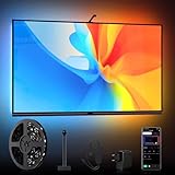 Lumtang Retroilluminazione LED Striscia TV, dispositivo di selezione del colore della retroilluminazione per TV e PC da 50-65 pollici, controllo app Bluetooth