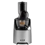 Kuvings | Spremiagrumi Estrattore Frutta Verdura | Tecnologia EVO820 | Spremiagrumi intero lento | Pulizia facile veloce | Motore silenzioso | incl Set filtri per frullati sorbetti |Argento scuro