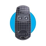 CAME Telecomando TOP-432EE bicanale nero multiutenza codice fisso con autoapprendimento, 433,92 MHz, batteria CR2032 inclusa, compatibile solo con modelli CAME, pratico e sicuro per controllo accessi