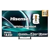 Hisense TV 55' Mini-LED 144Hz 4K 2025 55U72Q, Smart TV VIDAA U8, Dolby Vision IQ, HDR 10+ Adaptive, 144Hz Game Mode PRO, Dolby Atmos 2.1 con Subwoofer, Alexa Built-in, VIDAA Voice, lativù 4K, 55''