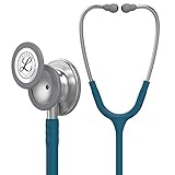 3M Littmann Stetoscopio per il monitoraggio Classic III, tubo auricolare blu Caraibi, 69 cm, 5623