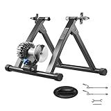 VEVOR Rullo per Allenamento Bici per Ruote da 660,4-736,6 mm / 700C, Allenatore a Rulli per Bicicletta Pieghevole con Sgancio Rapido e Cuscinetto per Ruota Anteriore, Allenamento Ciclistico a Casa