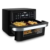 Tristar Friggitrice ad Aria Dualzone Flex, 10 L, 2800 W, 8 Programmi, Display Digitale, Cottura Senza Olio, Spegnimento Automatico, Rivestimento Antiaderente, Lavabile, FR-9432