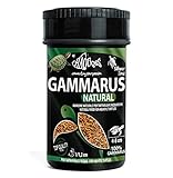 Haquoss Gammarus Mangime Naturale in Gamberetti Essiccati per Tartarughe Acquatiche, 100 ml/10 gr