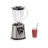 Moulinex Perfect Mix+ LM82AD10 Frullatore da 2 litri, bicchiere Tritan finiture esterne in acciaio inox, selettore della velocità retroilluminabile, modalità manuale e autoclean