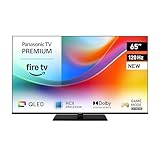 Panasonic Premium TV-65W85BEZ, Serie W85B, 65 Pollici, Smart TV QLED 4K Ultra HD, 2025, 120Hz, Fire TV, Dolby Vision e Atmos, Modalità Game Extreme, Controllo Vocale Alexa, AirPlay, Bluetooth, Nero