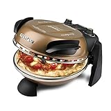 G3 Ferrari G10006 Pizza Express Delizia, Forno Pizza, 1200 W, 400°C, Pizza fragrante in 5 minuti, Ricettario incluso, Rame