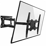 XTRARM TiTon Turn 80 cm Supporto TV Parete per 27–85 Pollici – Braccio TV Girevole fino a 80 cm, Orientabile e Rotazione, Portata 60 kg, VESA fino a 400x400 mm, Gestione Cavi